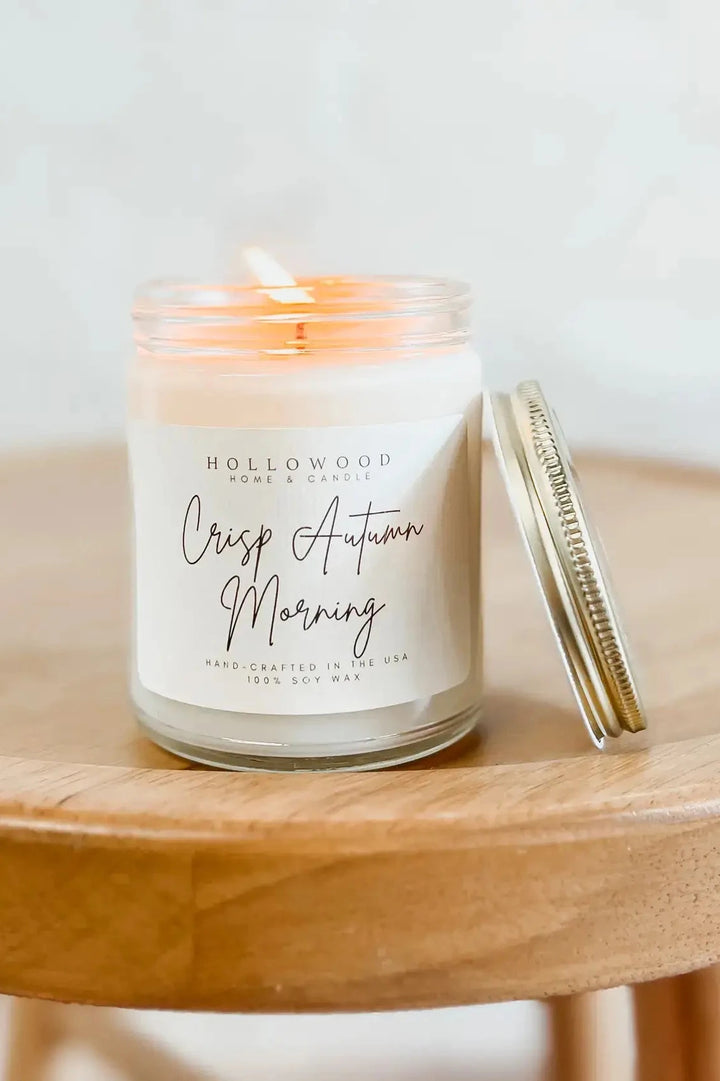 Crisp Autumn Morning Candle 8oz - Cenkhaber