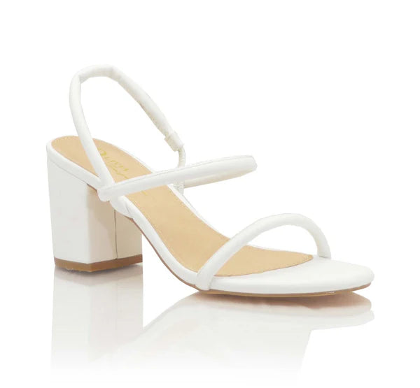 Step Into Summer Heel In White - Cenkhaber